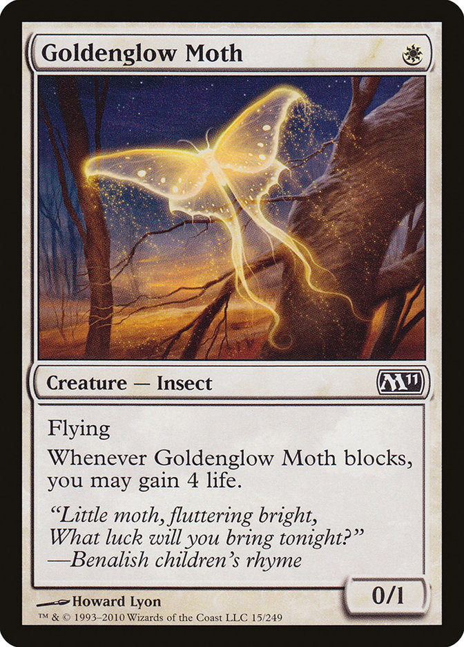 Goldenglow Moth [Magic 2011] | Game Haven TX