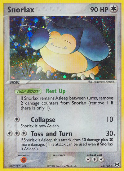 Snorlax (15/112) [EX: FireRed & LeafGreen] | Game Haven TX