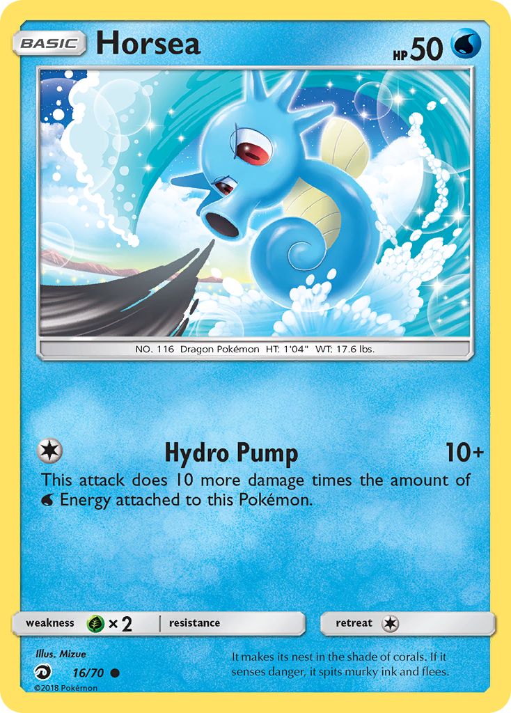 Horsea (16/70) [Sun & Moon: Dragon Majesty] | Game Haven TX