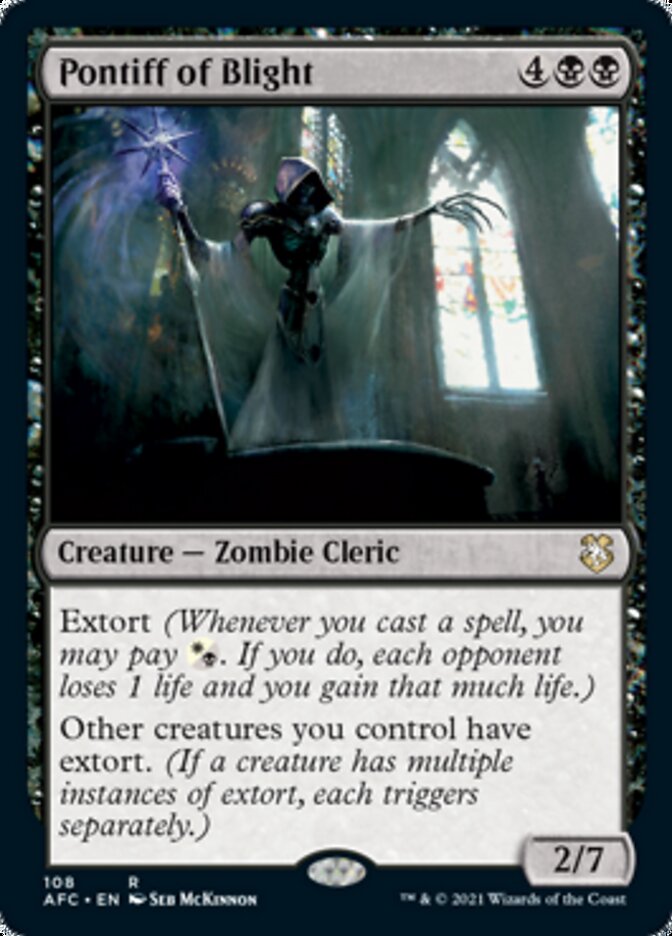 Pontiff of Blight [Dungeons & Dragons: Adventures in the Forgotten Realms Commander] | Game Haven TX