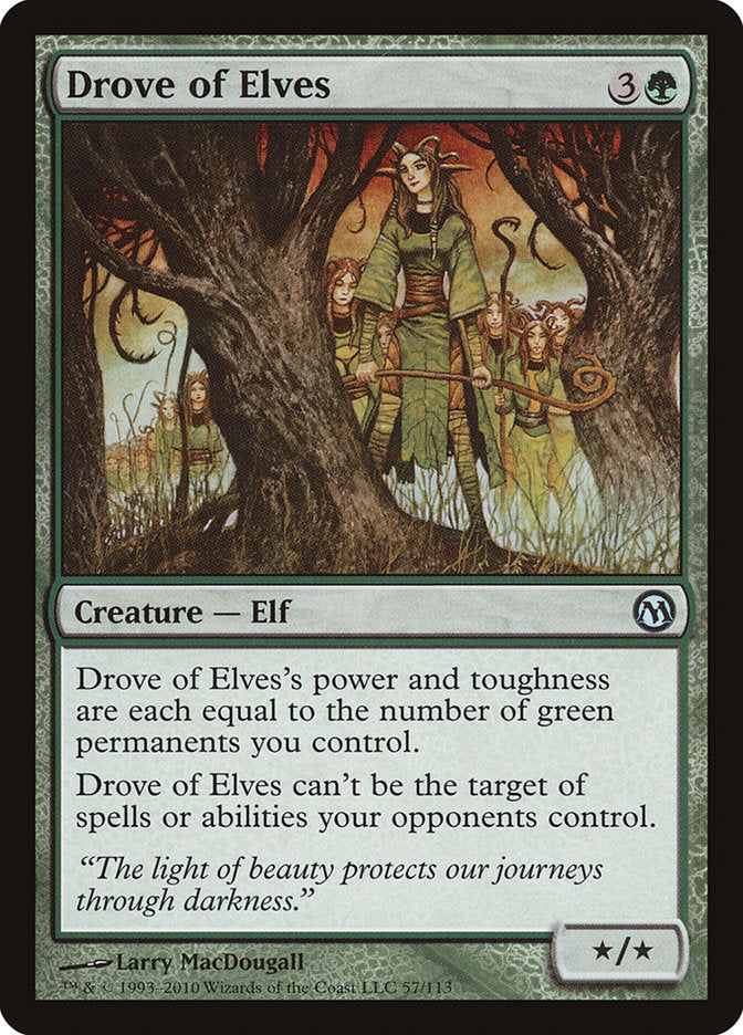 Drove of Elves [Duels of the Planeswalkers] | Game Haven TX