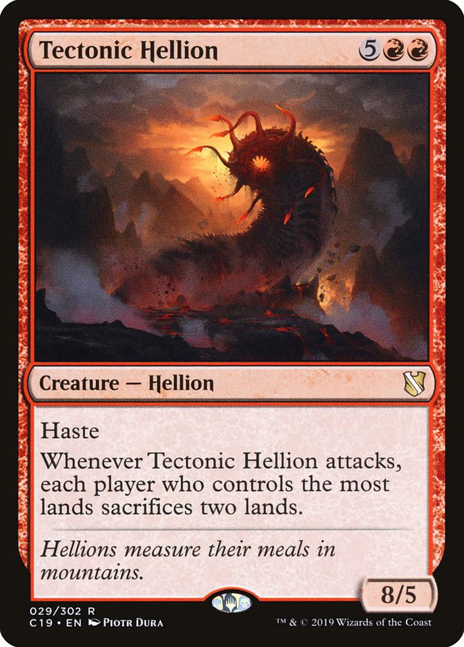 Tectonic Hellion [Commander 2019] | Game Haven TX