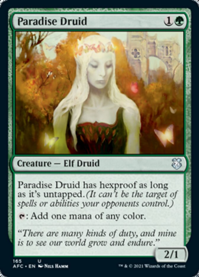Paradise Druid [Dungeons & Dragons: Adventures in the Forgotten Realms Commander] | Game Haven TX