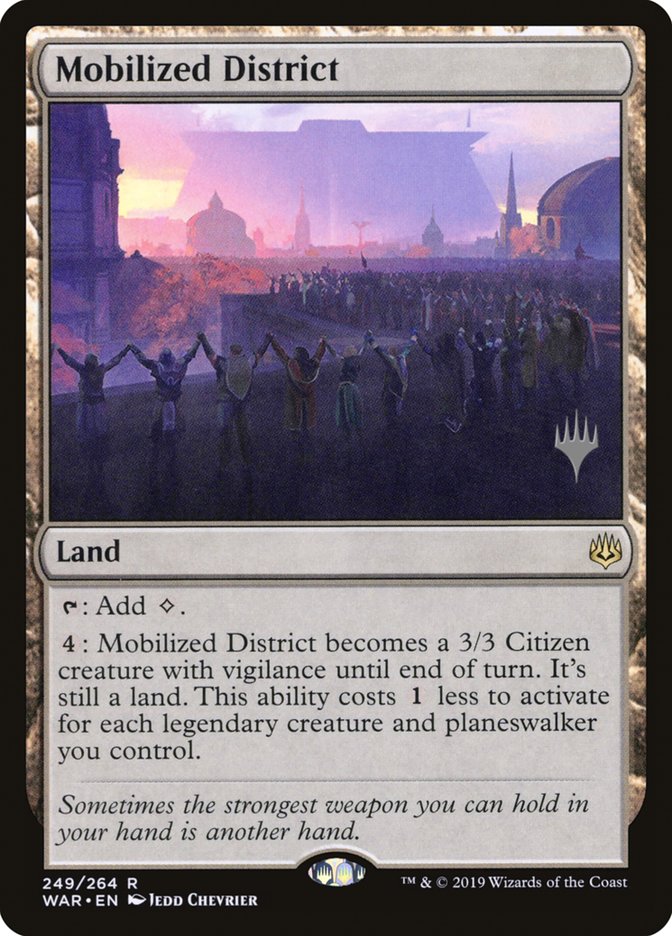 Mobilized District [War of the Spark Promos] | Game Haven TX