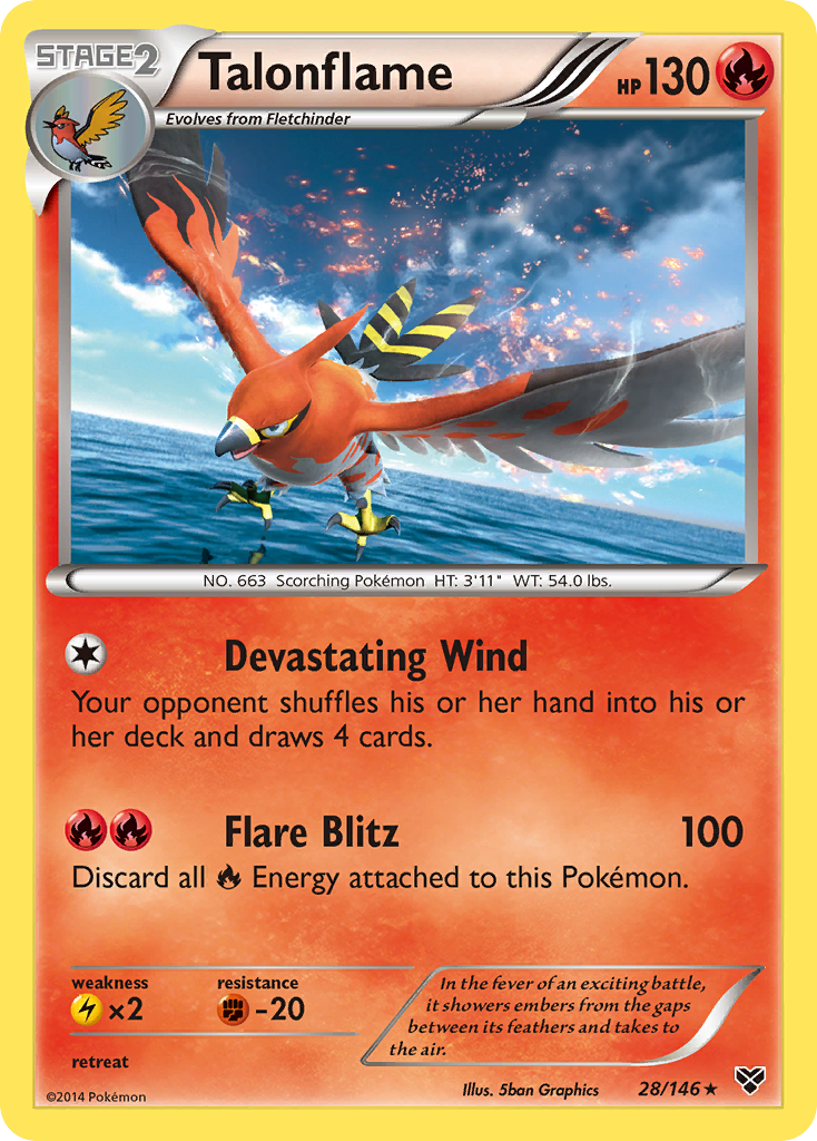 Talonflame (28/146) [XY: Base Set] | Game Haven TX