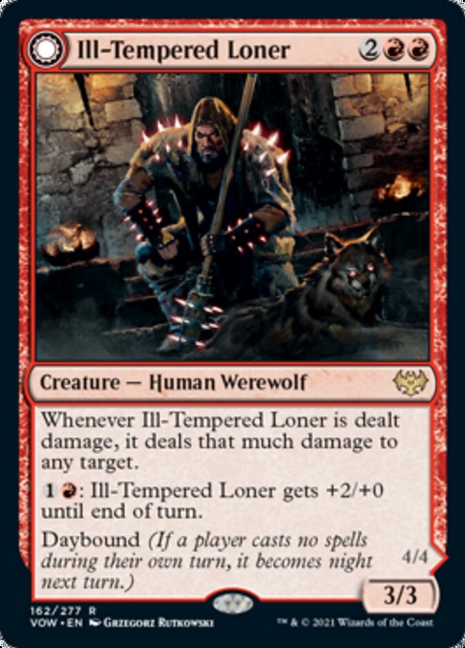 Ill-Tempered Loner // Howlpack Avenger [Innistrad: Crimson Vow] | Game Haven TX