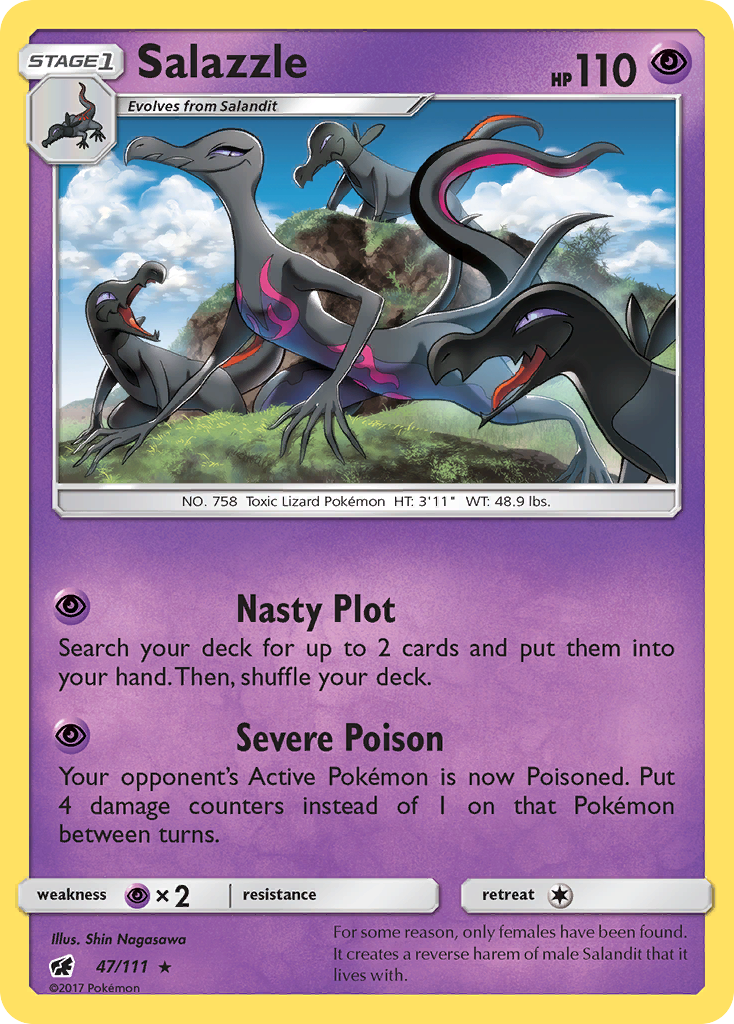 Salazzle (47/111) [Sun & Moon: Crimson Invasion] | Game Haven TX