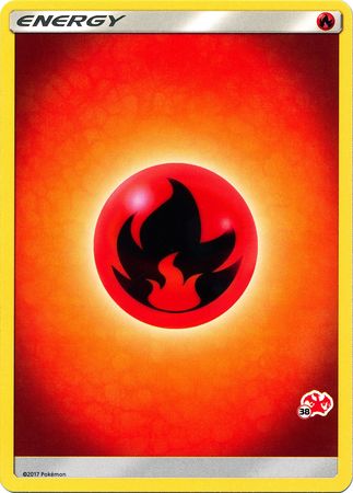 Fire Energy (Charizard Stamp #38) [Battle Academy 2020] | Game Haven TX