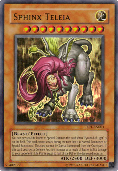 Sphinx Teleia [EP1-EN003] Ultra Rare | Game Haven TX