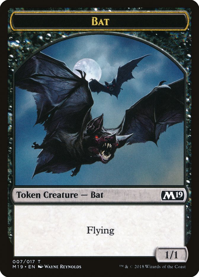 Bat [Core Set 2019 Tokens] | Game Haven TX