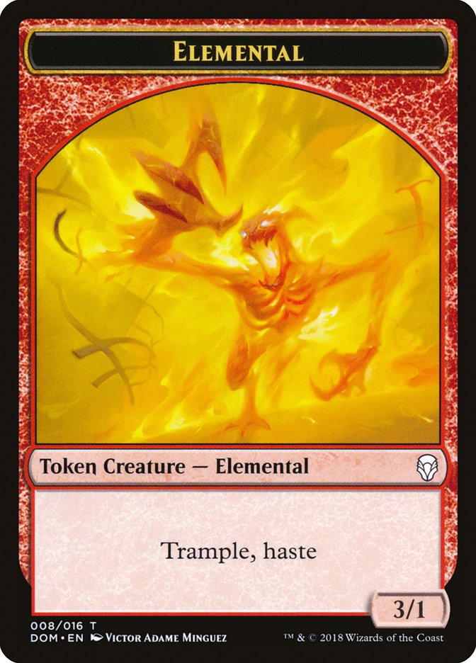 Elemental Token [Dominaria Tokens] | Game Haven TX
