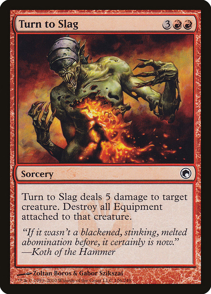 Turn to Slag [Scars of Mirrodin] | Game Haven TX