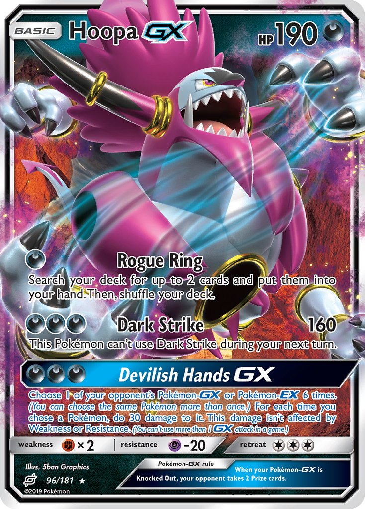Hoopa GX (96/181) [Sun & Moon: Team Up] | Game Haven TX