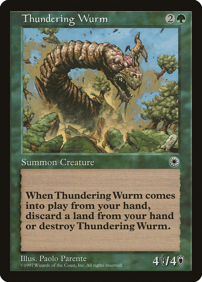 Thundering Wurm [Portal] | Game Haven TX