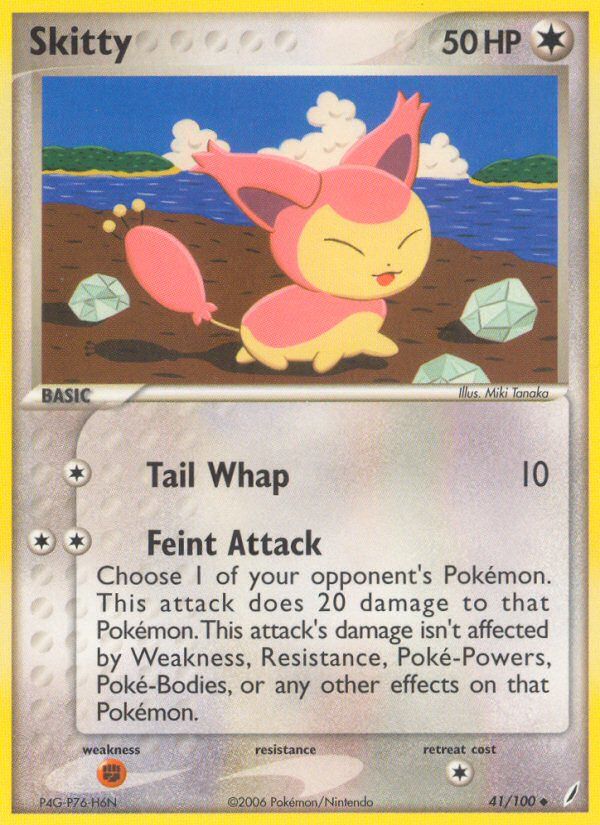 Skitty (41/100) [EX: Crystal Guardians] | Game Haven TX
