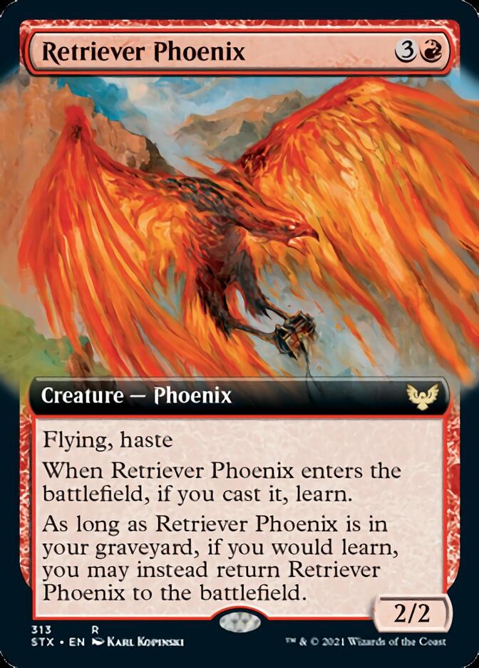 Retriever Phoenix (Extended) [Strixhaven: School of Mages] | Game Haven TX