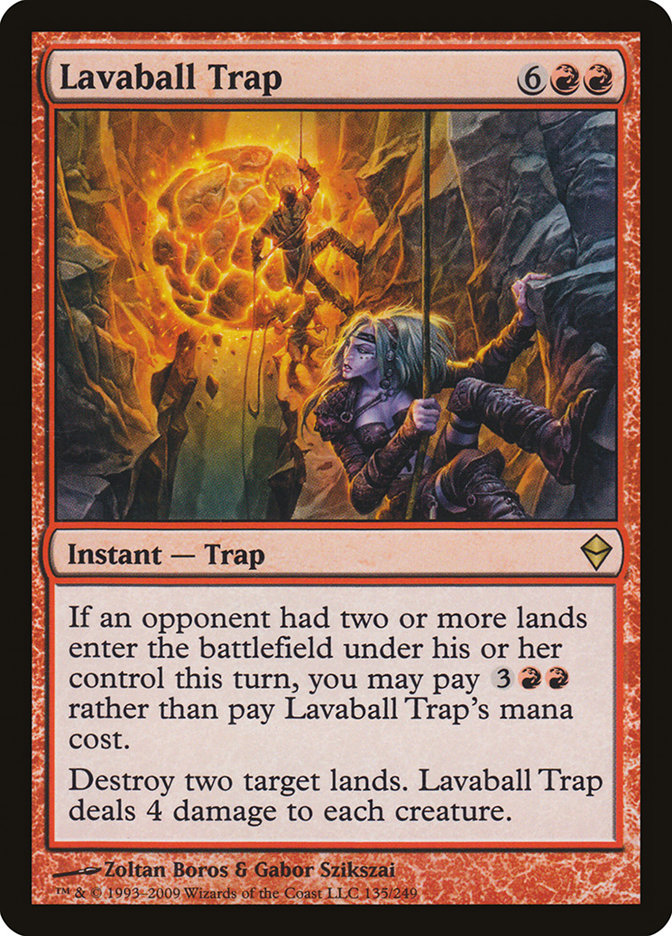 Lavaball Trap [Zendikar] | Game Haven TX