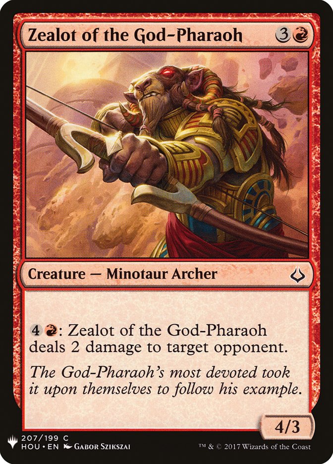 Zealot of the God-Pharaoh [Mystery Booster] | Game Haven TX