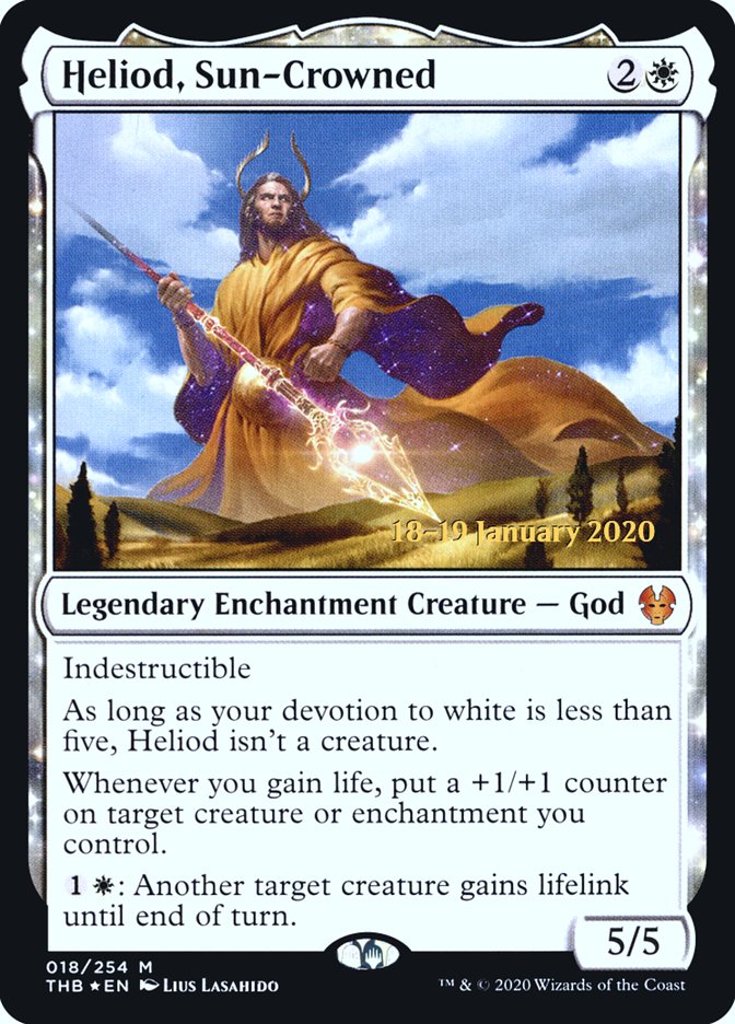Heliod, Sun-Crowned [Theros Beyond Death Promos] | Game Haven TX