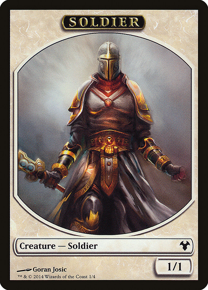 Soldier [Modern Event Deck 2014 Tokens] | Game Haven TX