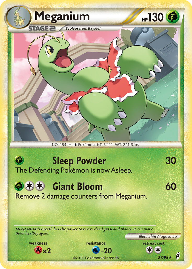 Meganium (27/95) [HeartGold & SoulSilver: Call of Legends] | Game Haven TX