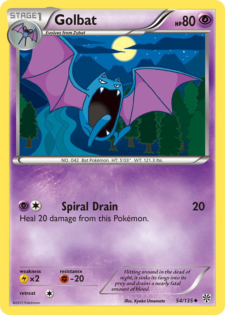 Golbat (54/135) [Black & White: Plasma Storm] | Game Haven TX