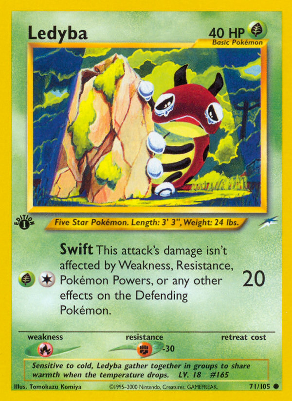 Ledyba (71/105) [Neo Destiny 1st Edition] | Game Haven TX