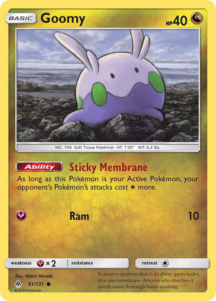 Goomy (91/131) [Sun & Moon: Forbidden Light] | Game Haven TX