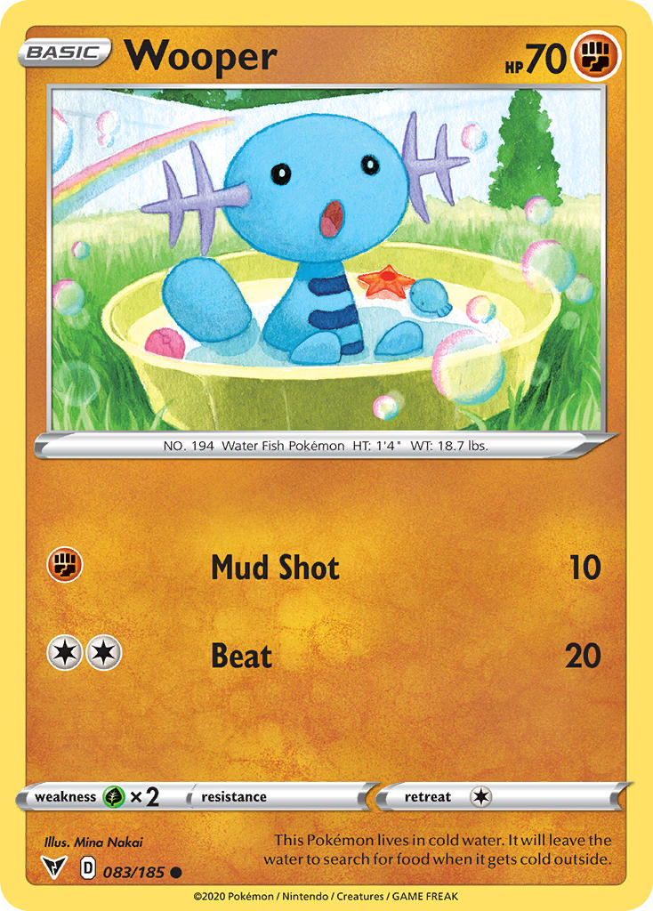 Wooper (083/185) [Sword & Shield: Vivid Voltage] | Game Haven TX