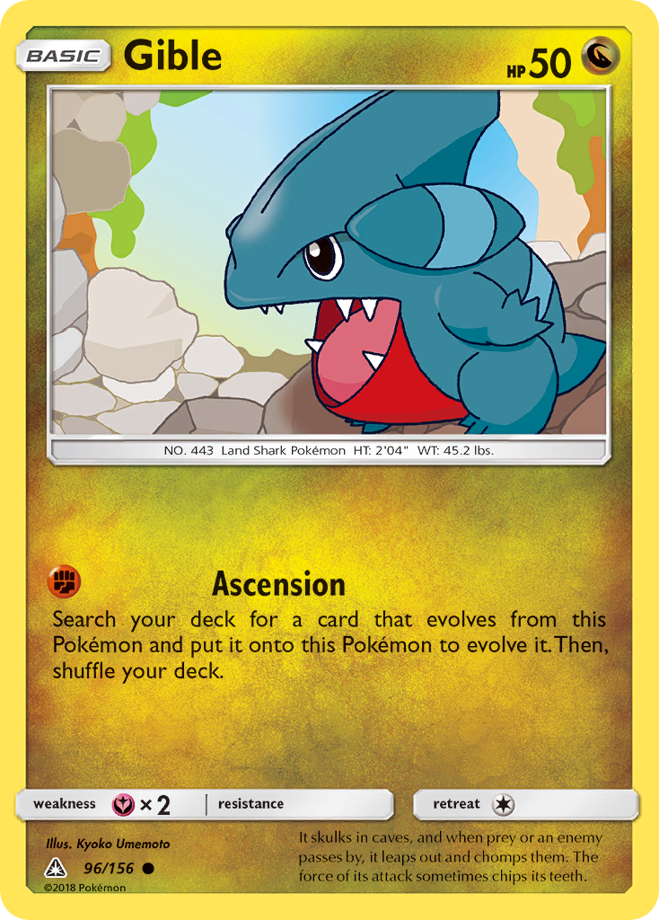 Gible (96/156) [Sun & Moon: Ultra Prism] | Game Haven TX