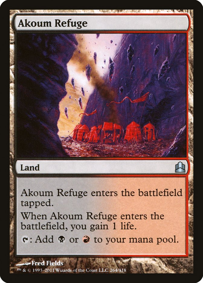 Akoum Refuge [Commander 2011] | Game Haven TX