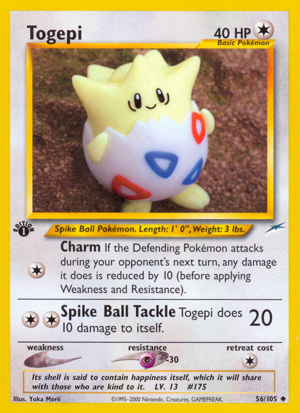 Togepi (56/105) [Neo Destiny 1st Edition] | Game Haven TX