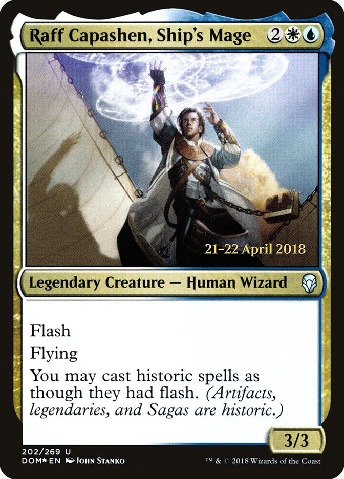 Raff Capashen, Ship's Mage [Dominaria Promos] | Game Haven TX