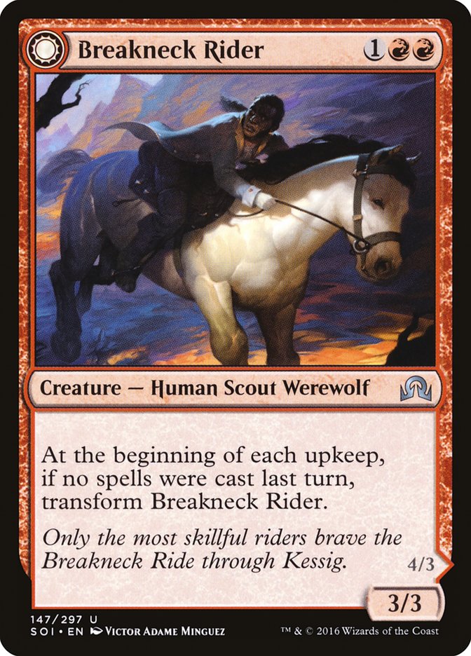 Breakneck Rider // Neck Breaker [Shadows over Innistrad] | Game Haven TX