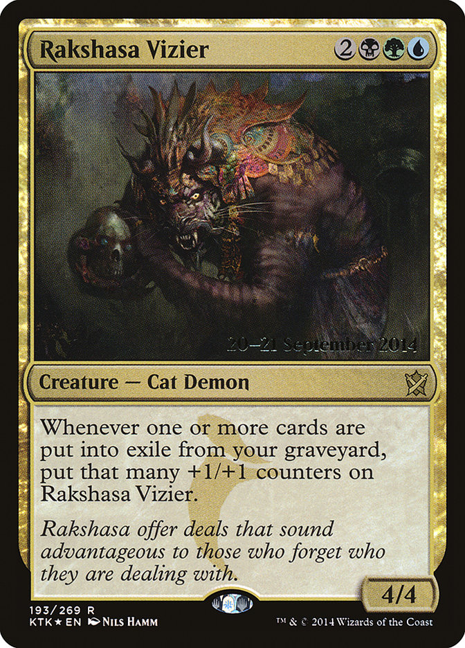 Rakshasa Vizier [Khans of Tarkir Promos] | Game Haven TX