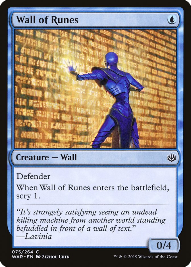 Wall of Runes [War of the Spark] | Game Haven TX