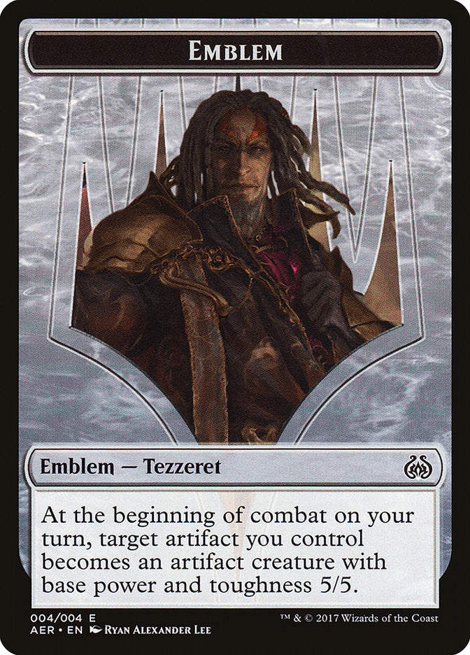 Tezzeret the Schemer Emblem [Aether Revolt Tokens] | Game Haven TX