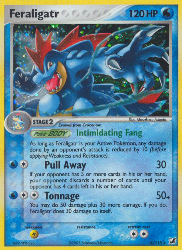 Feraligatr (4/115) [EX: Unseen Forces] | Game Haven TX