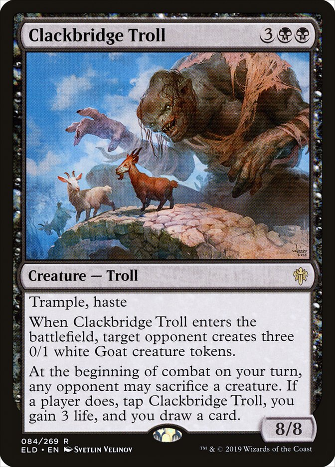 Clackbridge Troll [Throne of Eldraine] | Game Haven TX
