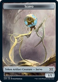 Servo // Soldier Double-sided Token [Double Masters Tokens] | Game Haven TX
