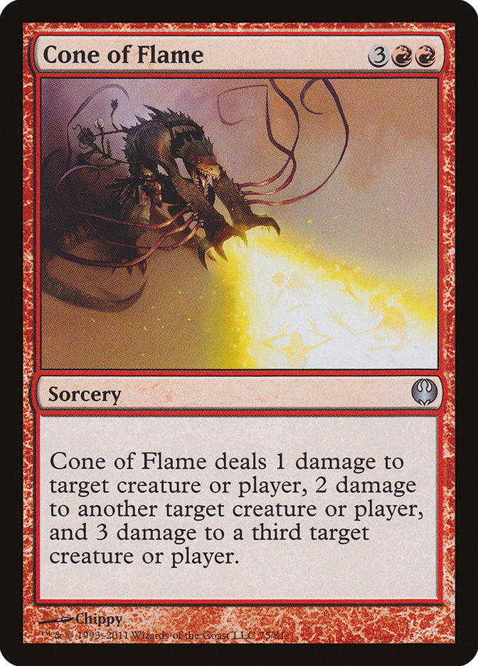 Cone of Flame [Duel Decks: Knights vs. Dragons] | Game Haven TX
