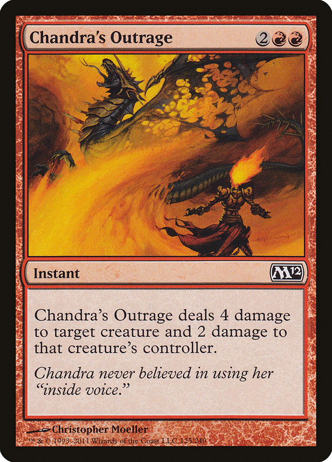 Chandra's Outrage [Magic 2012] | Game Haven TX