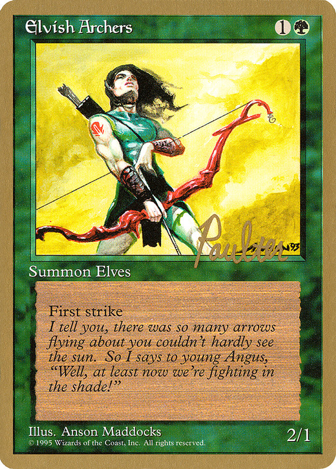 Elvish Archers (Preston Poulter) [Pro Tour Collector Set] | Game Haven TX