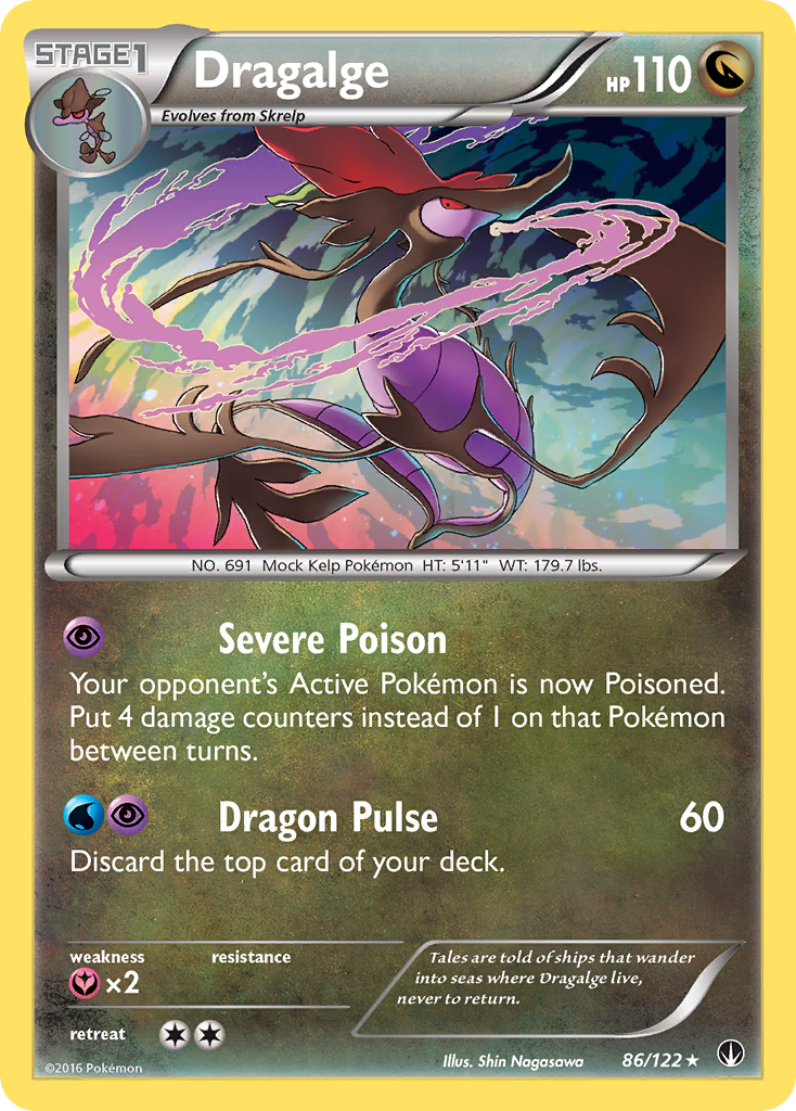 Dragalge (86/122) [XY: BREAKpoint] | Game Haven TX
