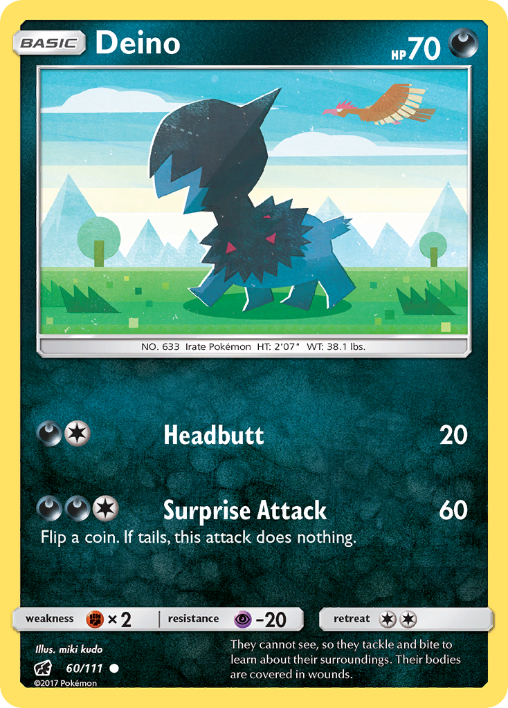 Deino (60/111) [Sun & Moon: Crimson Invasion] | Game Haven TX