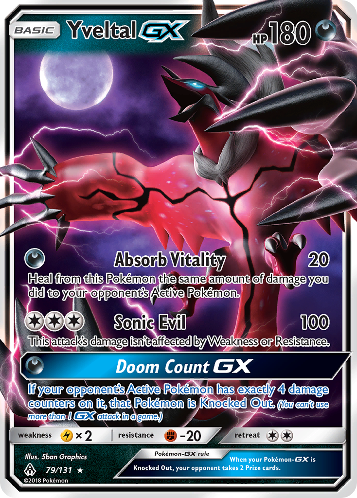 Yveltal GX (79/131) [Sun & Moon: Forbidden Light] | Game Haven TX