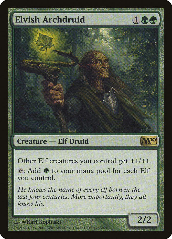 Elvish Archdruid [Magic 2010] | Game Haven TX