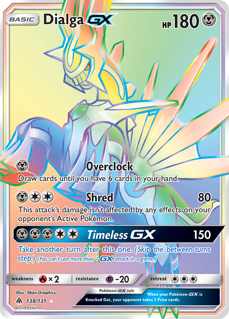 Dialga GX (138/131) [Sun & Moon: Forbidden Light] | Game Haven TX