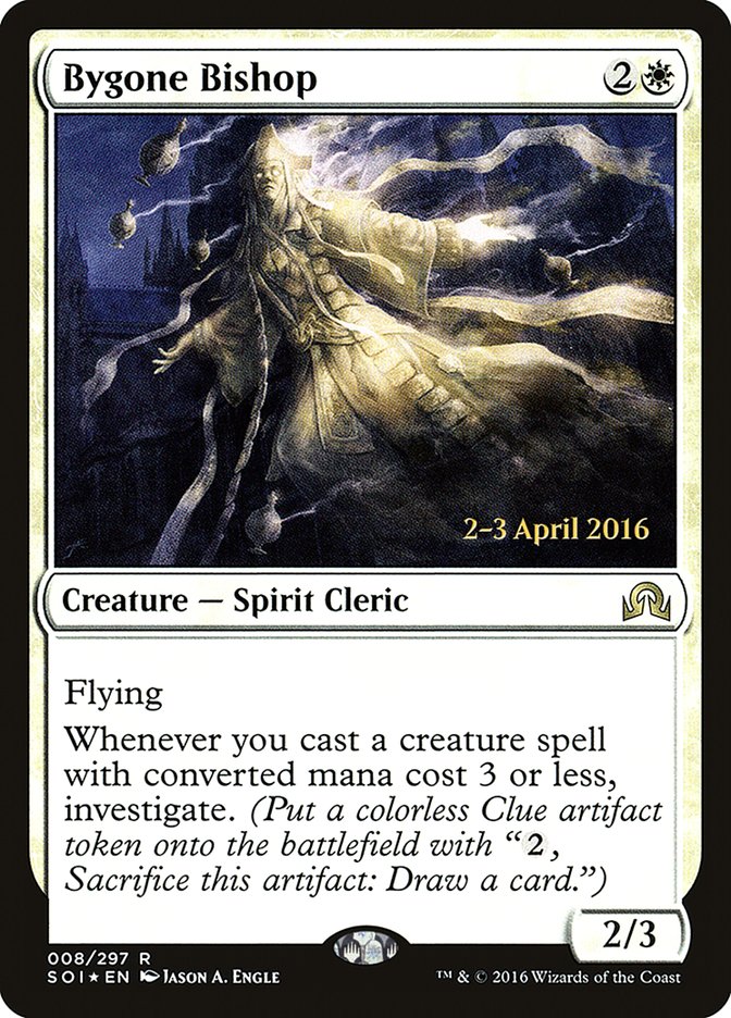 Bygone Bishop [Shadows over Innistrad Promos] | Game Haven TX