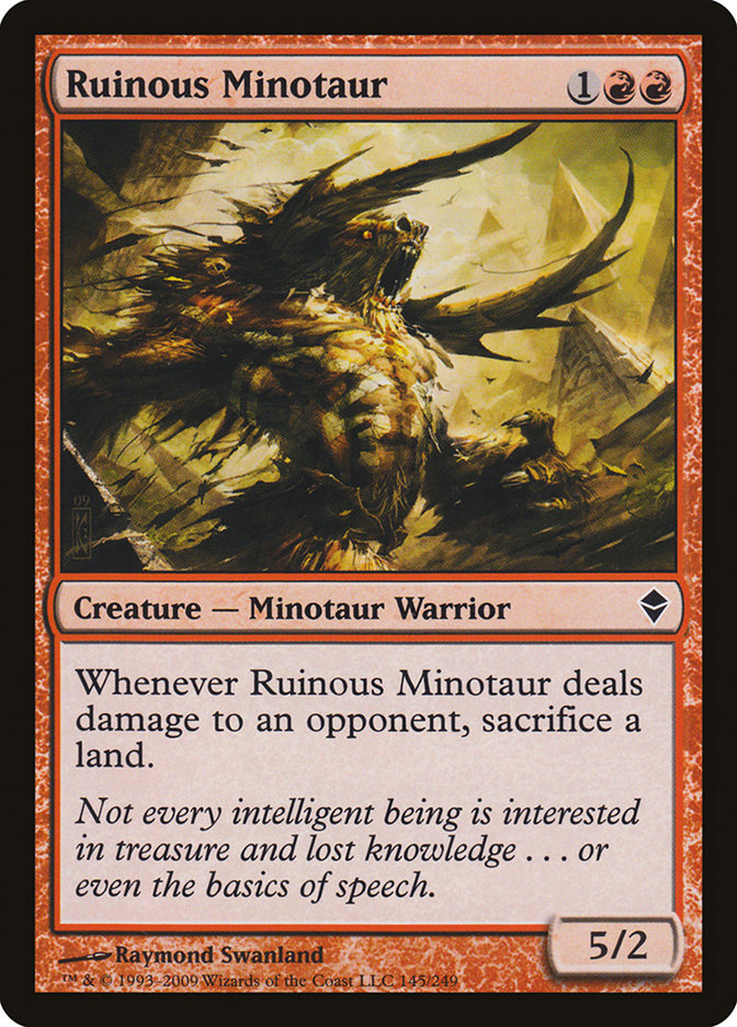 Ruinous Minotaur [Zendikar] | Game Haven TX